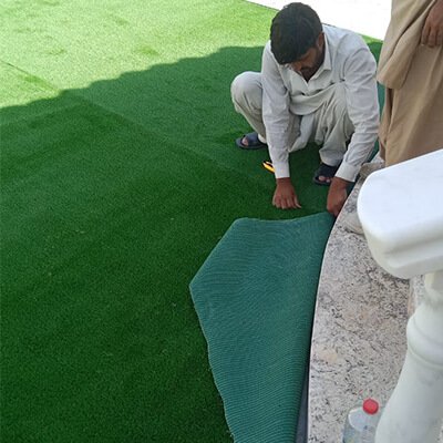 artificial grass installation