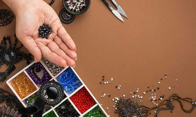Different colour show in many box Custom Diamond Paintings
